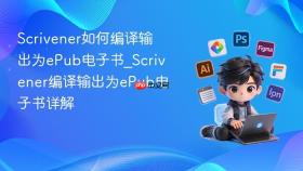 scrivener如何编译输出为epub电子书_scrivener编译输出为epub电子书详解