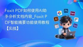 foxit pdf如何使用ai助手分析文档内容_foxit pdf智能摘要功能使用教程【实战】