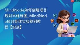 mindnode如何创建项目规划思维导图_mindnode项目管理实战案例教程【实战】
