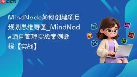MindNode如何创建项目规划思维导图_MindNode项目管理实战案例教程【实战】