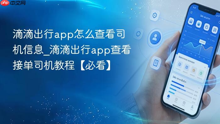 滴滴出行app怎么查看司机信息_滴滴出行app查看接单司机教程【必看】