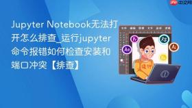 Jupyter Notebook无法打开怎么排查_运行jupyter命令报错如何检查安装和端口冲突【排查】