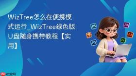 wiztree怎么在便携模式运行_wiztree绿色版u盘随身携带教程【实用】