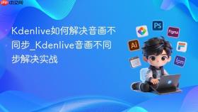 kdenlive如何解决音画不同步_kdenlive音画不同步解决实战