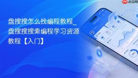 盘搜搜怎么找编程教程_盘搜搜搜索编程学习资源教程【入门】