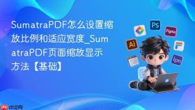sumatrapdf怎么设置缩放比例和适应宽度_sumatrapdf页面缩放显示方法【基础】