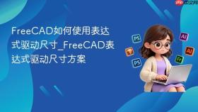 freecad如何使用表达式驱动尺寸_freecad表达式驱动尺寸方案