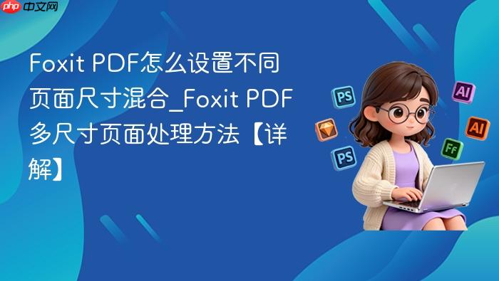 foxit pdf怎么设置不同页面尺寸混合_foxit pdf多尺寸页面处理方法【详解】