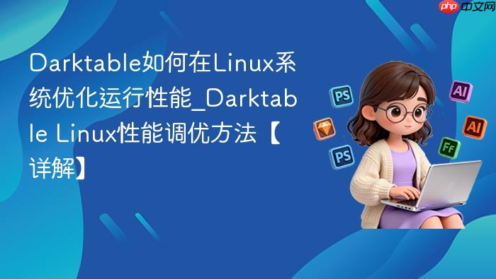 darktable如何在linux系统优化运行性能_darktable linux性能调优方法【详解】