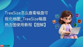 TreeSize怎么查看磁盘可视化地图_TreeSize磁盘热力图使用教程【图解】