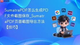 sumatrapdf怎么生成pdf文件截图保存_sumatrapdf页面截图导出方法【技巧】