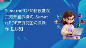 sumatrapdf如何设置双页对开显示模式_sumatrapdf双页视图切换操作【技巧】