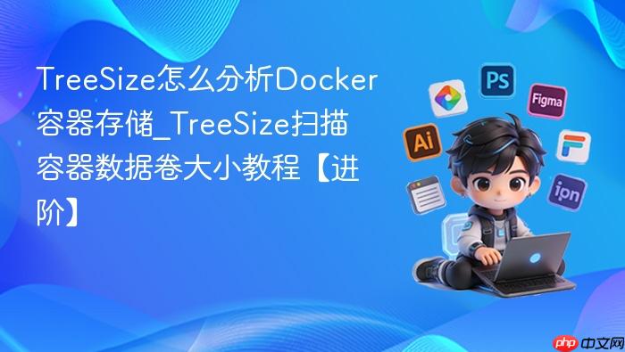 treesize怎么分析docker容器存储_treesize扫描容器数据卷大小教程【进阶】