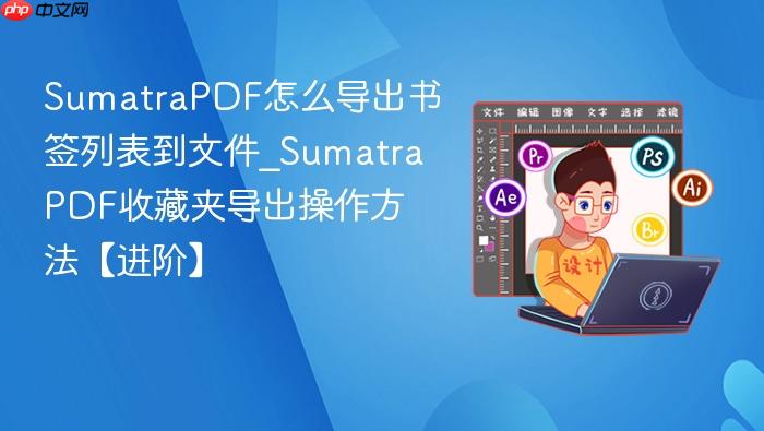 sumatrapdf怎么导出书签列表到文件_sumatrapdf收藏夹导出操作方法【进阶】