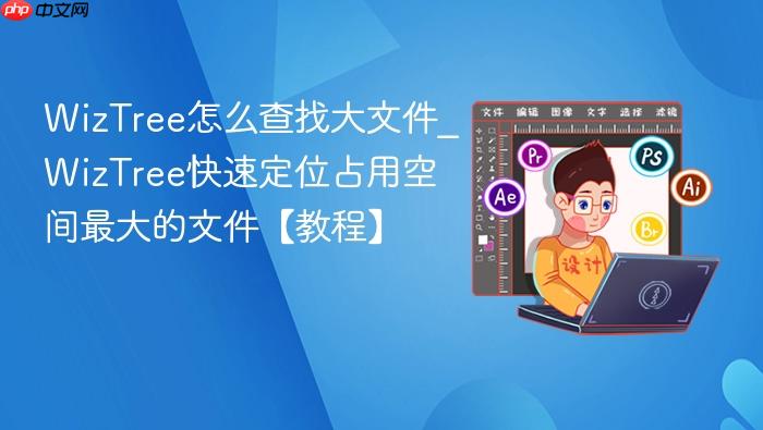 wiztree怎么查找大文件_wiztree快速定位占用空间最大的文件【教程】