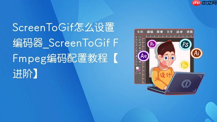 screentogif怎么设置编码器_screentogif ffmpeg编码配置教程【进阶】