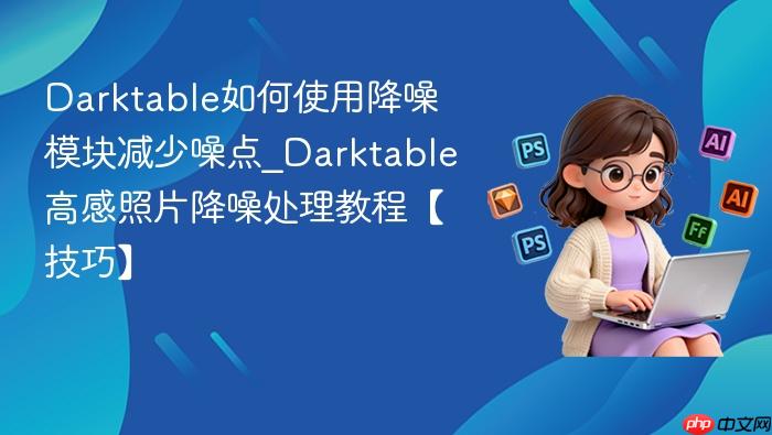 darktable如何使用降噪模块减少噪点_darktable高感照片降噪处理教程【技巧】