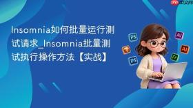 insomnia如何批量运行测试请求_insomnia批量测试执行操作方法【实战】