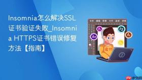 insomnia怎么解决ssl证书验证失败_insomnia https证书错误修复方法【指南】