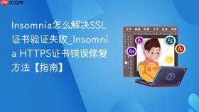 Insomnia怎么解决SSL证书验证失败_Insomnia HTTPS证书错误修复方法【指南】