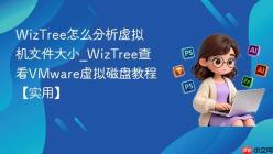 WizTree怎么分析虚拟机文件大小_WizTree查看VMware虚拟磁盘教程【实用】