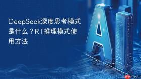 deepseek深度思考模式是什么?r1推理模式使用方法