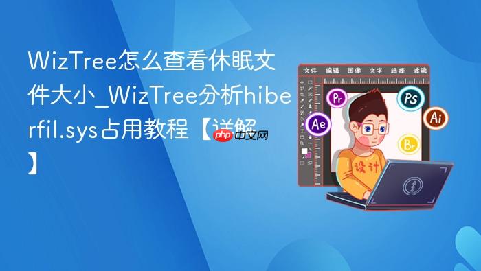 wiztree怎么查看休眠文件大小_wiztree分析hiberfil.sys占用教程【详解】
