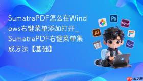 SumatraPDF怎么在Windows右键菜单添加打开_SumatraPDF右键菜单集成方法【基础】