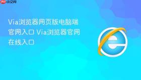 Via浏览器网页版电脑端官网入口 Via浏览器官网在线入口