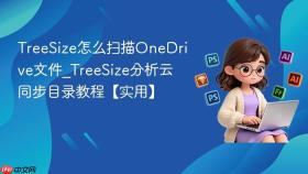 TreeSize怎么扫描OneDrive文件_TreeSize分析云同步目录教程【实用】
