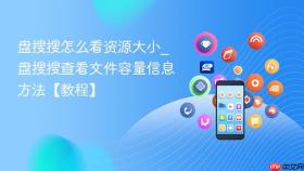 盘搜搜怎么看资源大小_盘搜搜查看文件容量信息方法【教程】