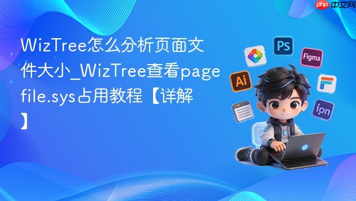 wiztree怎么分析页面文件大小_wiztree查看pagefile.sys占用教程【详解】