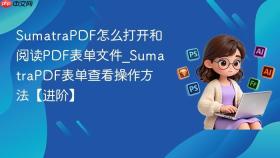 SumatraPDF怎么打开和阅读PDF表单文件_SumatraPDF表单查看操作方法【进阶】
