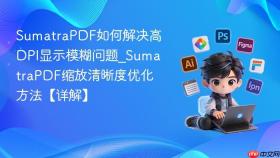 SumatraPDF如何解决高DPI显示模糊问题_SumatraPDF缩放清晰度优化方法【详解】