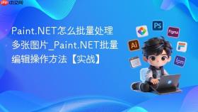 Paint.NET怎么批量处理多张图片_Paint.NET批量编辑操作方法【实战】
