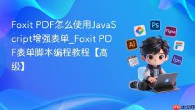 Foxit PDF怎么使用JavaScript增强表单_Foxit PDF表单脚本编程教程【高级】