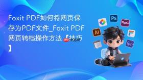 Foxit PDF如何将网页保存为PDF文件_Foxit PDF网页转档操作方法【技巧】