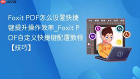 foxit pdf怎么设置快捷键提升操作效率_foxit pdf自定义快捷键配置教程【技巧】