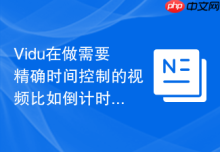 Vidu在做需要精确时间控制的视频比如倒计时和节奏变化方面能精确到帧吗？