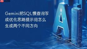 gemini把sql慢查询写成优化思路提示词怎么生成两个不同方向