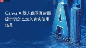 Canva AI做人像写真封面提示词怎么加入真实使用场景