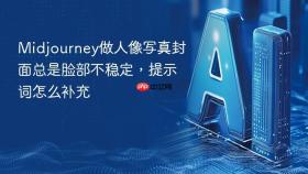 Midjourney做人像写真封面总是脸部不稳定，提示词怎么补充
