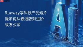 runway写科技产品短片提示词从普通版到进阶版怎么写