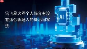 讯飞星火写个人简介有没有适合职场人的提示词写法
