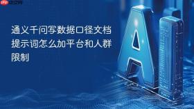 通义千问写数据口径文档提示词怎么加平台和人群限制