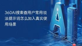 360AI搜索查用户常用说法提示词怎么加入真实使用场景