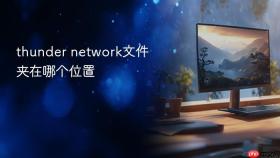 thunder network文件夹在哪个位置