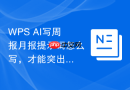 WPS AI写周报月报提示词怎么写，才能突出结果和风险