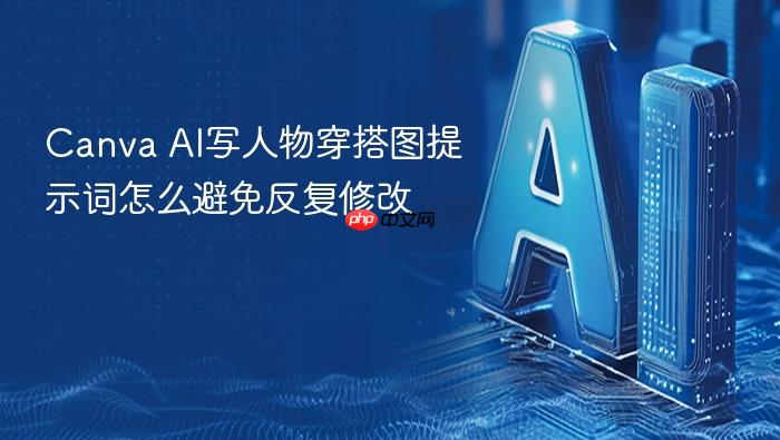 canva ai写人物穿搭图提示词怎么避免反复修改