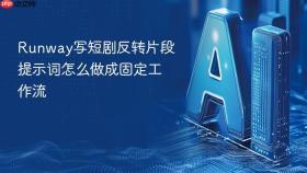 runway写短剧反转片段提示词怎么做成固定工作流